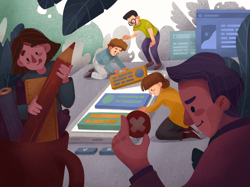 Team collaboration at Goofy Creatives